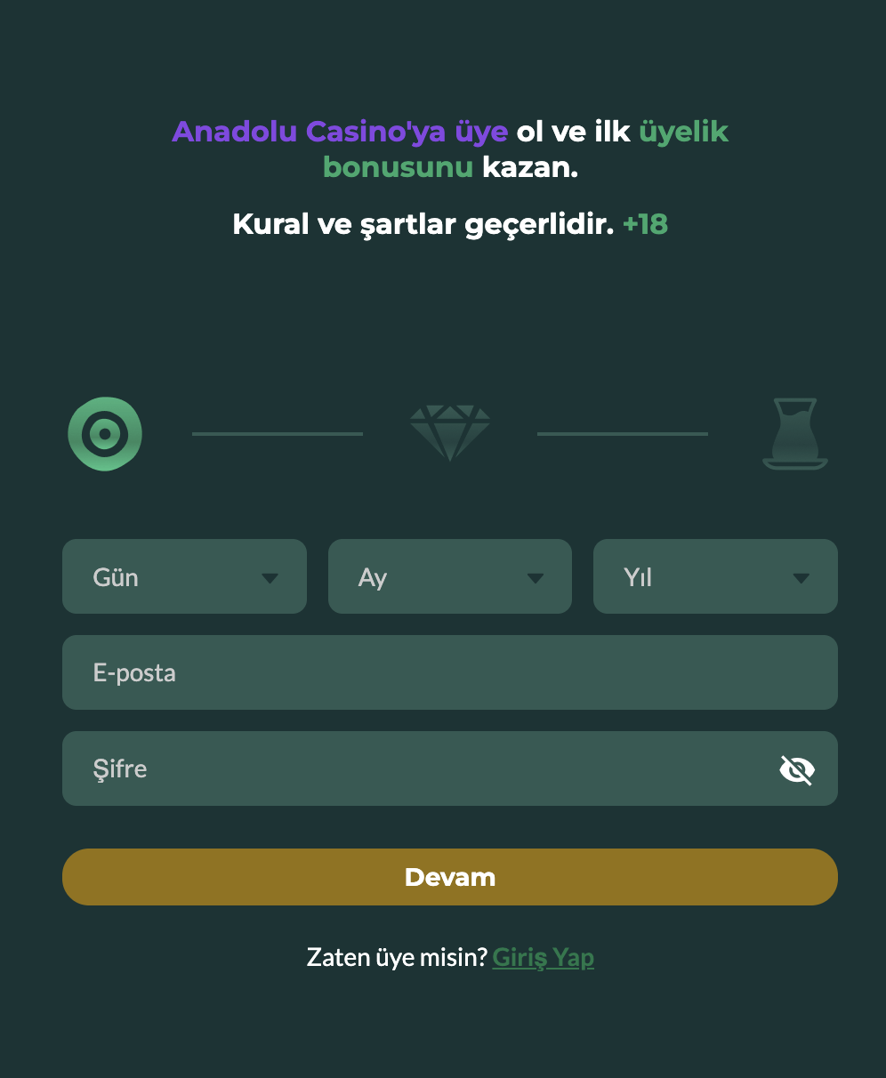 Anadolu Casino Kayıt Önizleme #2